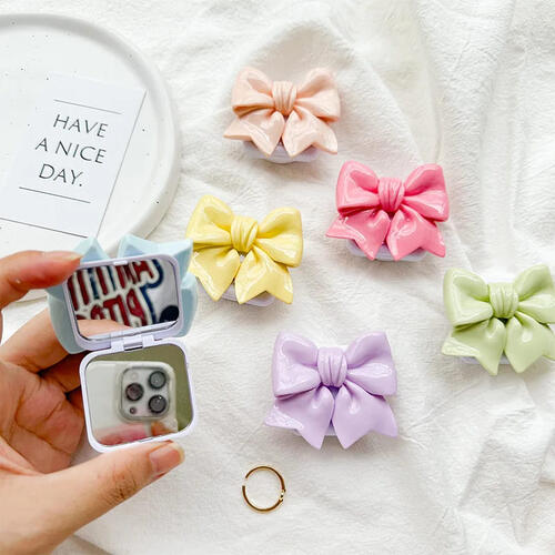 楽天市場】スマホグリップ 韓国 リボン かわいい ミラー おしゃれ