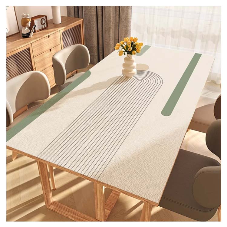 楽天市場】テーブルクロス PUレザー テーブルマット 無地 北欧 汚れ