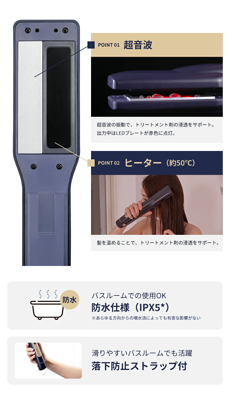 楽天市場】【50%オフ☆3/4 20:00から3/11 1:59まで】超音波 アイロン