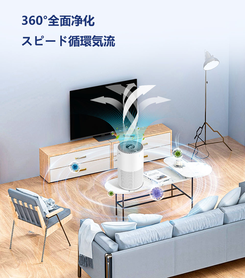 楽天市場】空気清浄機 花粉 小型 コンパクト HEPAフィルター プラズマ