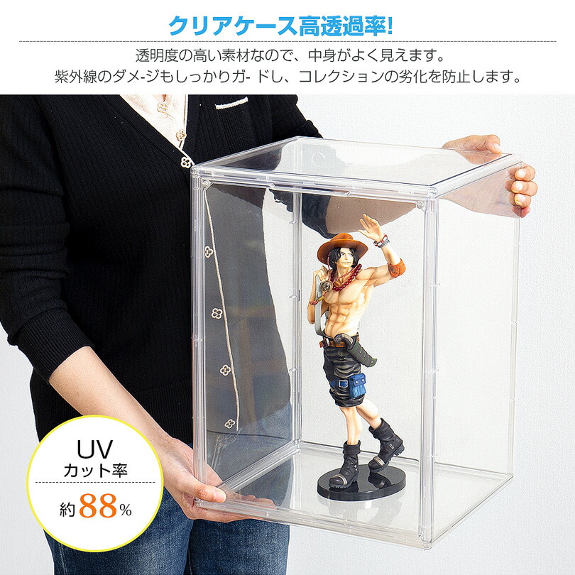 楽天市場】UVカット99% 積み重ね可能 LEDケーブル穴あり フィギュア