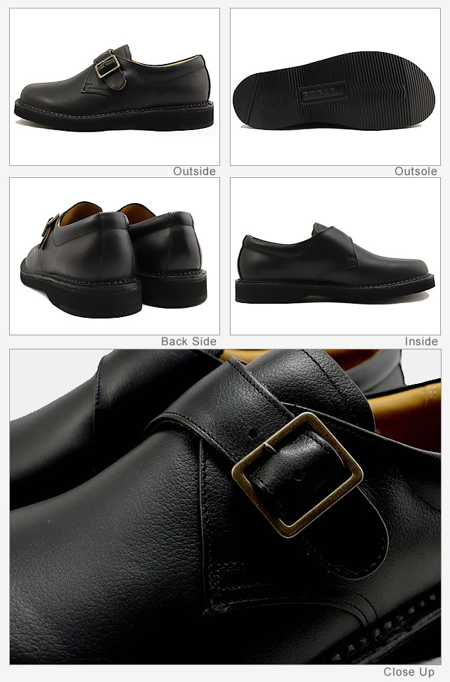 REGAL Walker リーガルウォーカー モンクストラップ JJ25AG BLACK