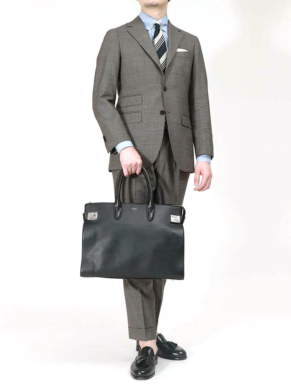 PELLE MORBIDA - Maiden Voyage MB068A (ネイビー) ボストンバッグ (M