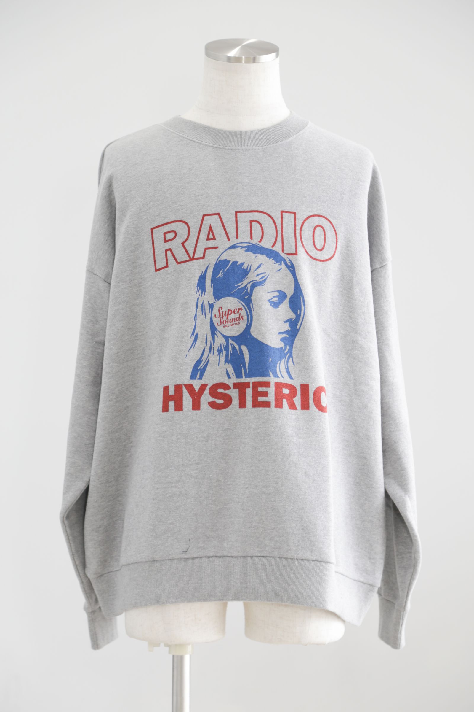 HYSTERIC GLAMOUR - HYSTERIC RADIO オーバーサイズスウェット