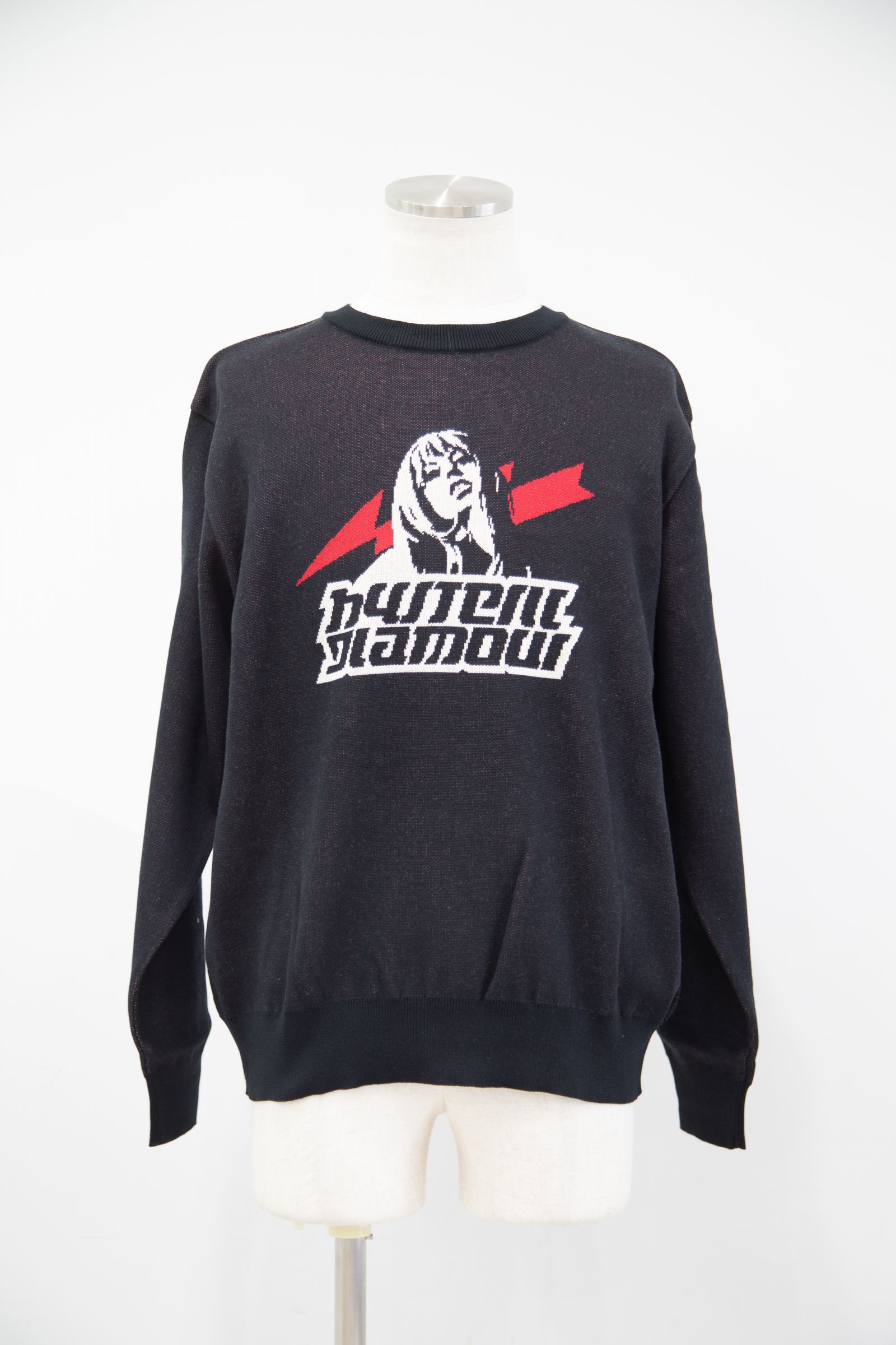 HYSTERIC GLAMOUR - AREA HGジャカート セーター / グレー | Tempt