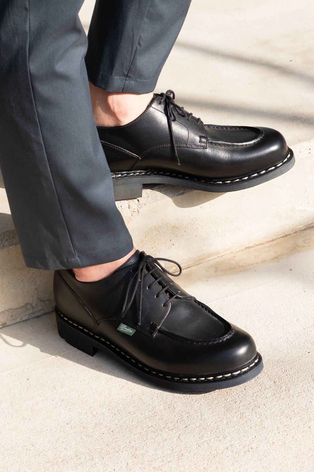 Paraboot - CHAMBORD / TEX NOIRE-LIS NOIR シャンボード モックトゥ