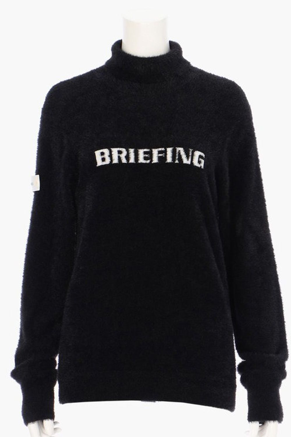 BRIEFING - 【25AW】【レディース】WS SHAGGY LOGO TURTLENECK KNIT