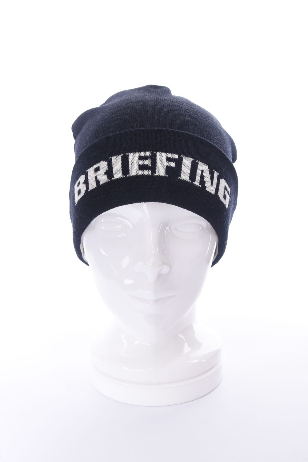 BRIEFING - MEN'S WR WOOL LOGO BEANIE / ブランドロゴジャカード