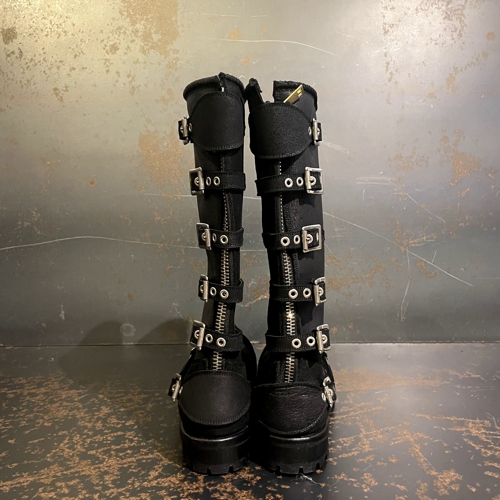 復刻した名作】ブラックミーンズのロングバックルブーツ | HAZE