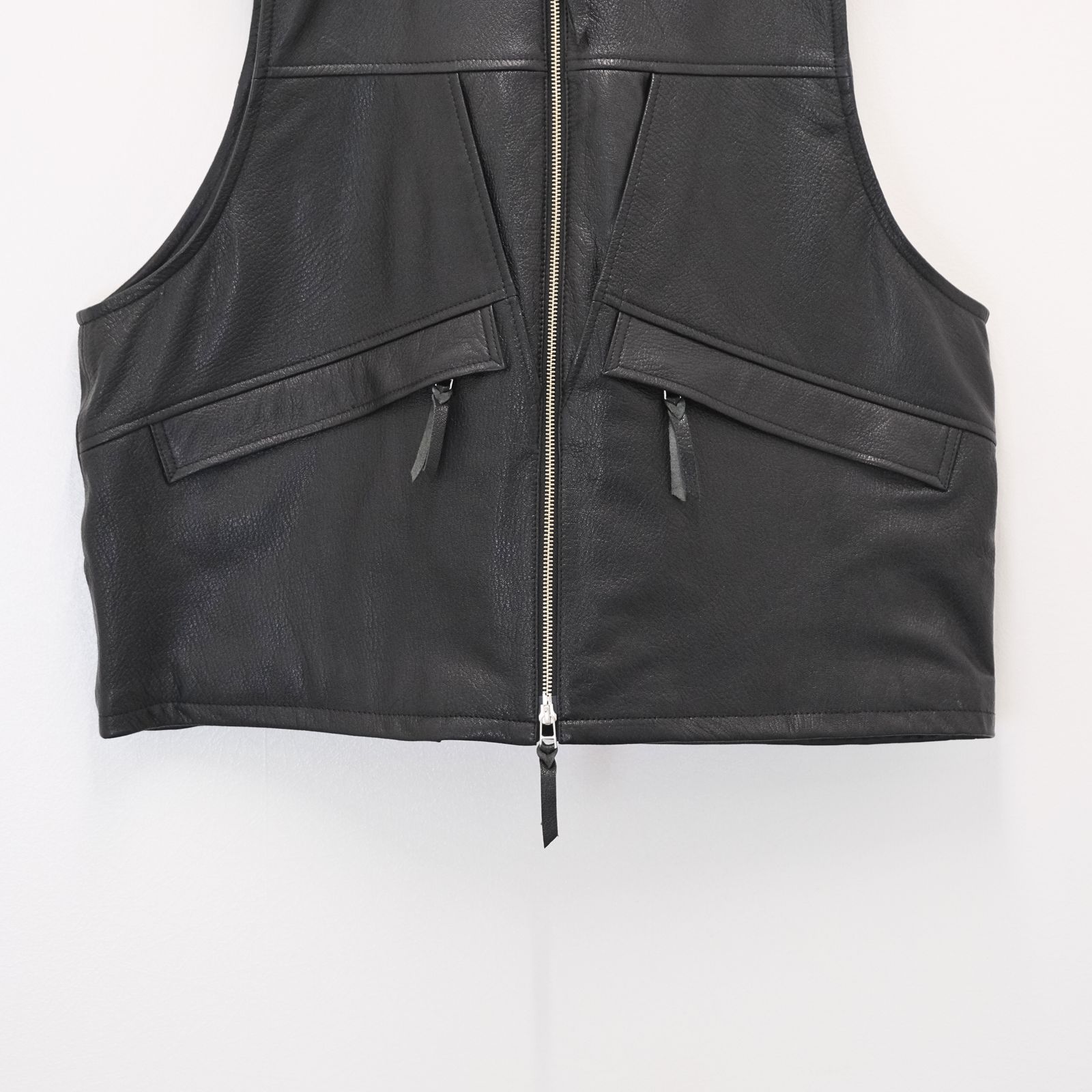 CCU - HUNTING VEST / レザーベスト / ゴートレザー | iko