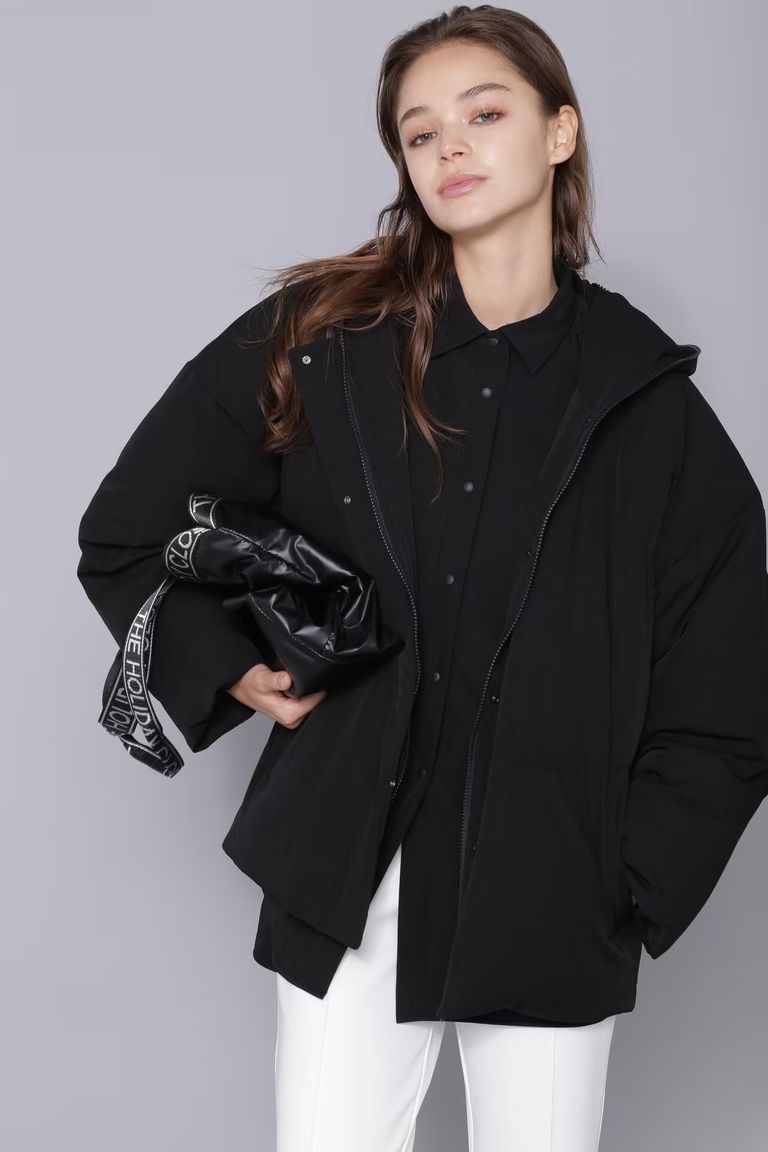 PINKY&DIANNE - [THE HOLIDAY CLOSET] 中綿フードコート（ブラック