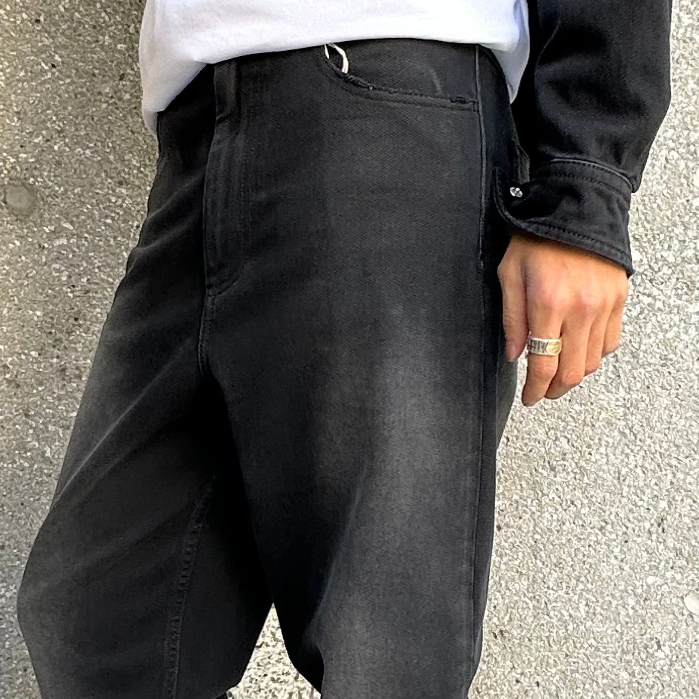 MARNI - ブラック デニム パンツ / デニム / ハイウエストデニムパンツ