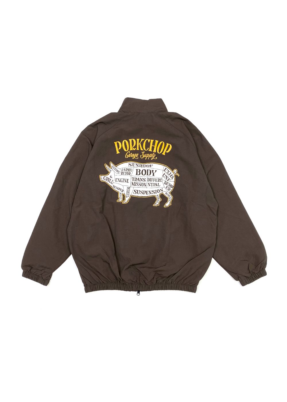 PORKCHOP GARAGE SUPPLY - PORK BACK NYLON JKT (BLACK) / ポーク