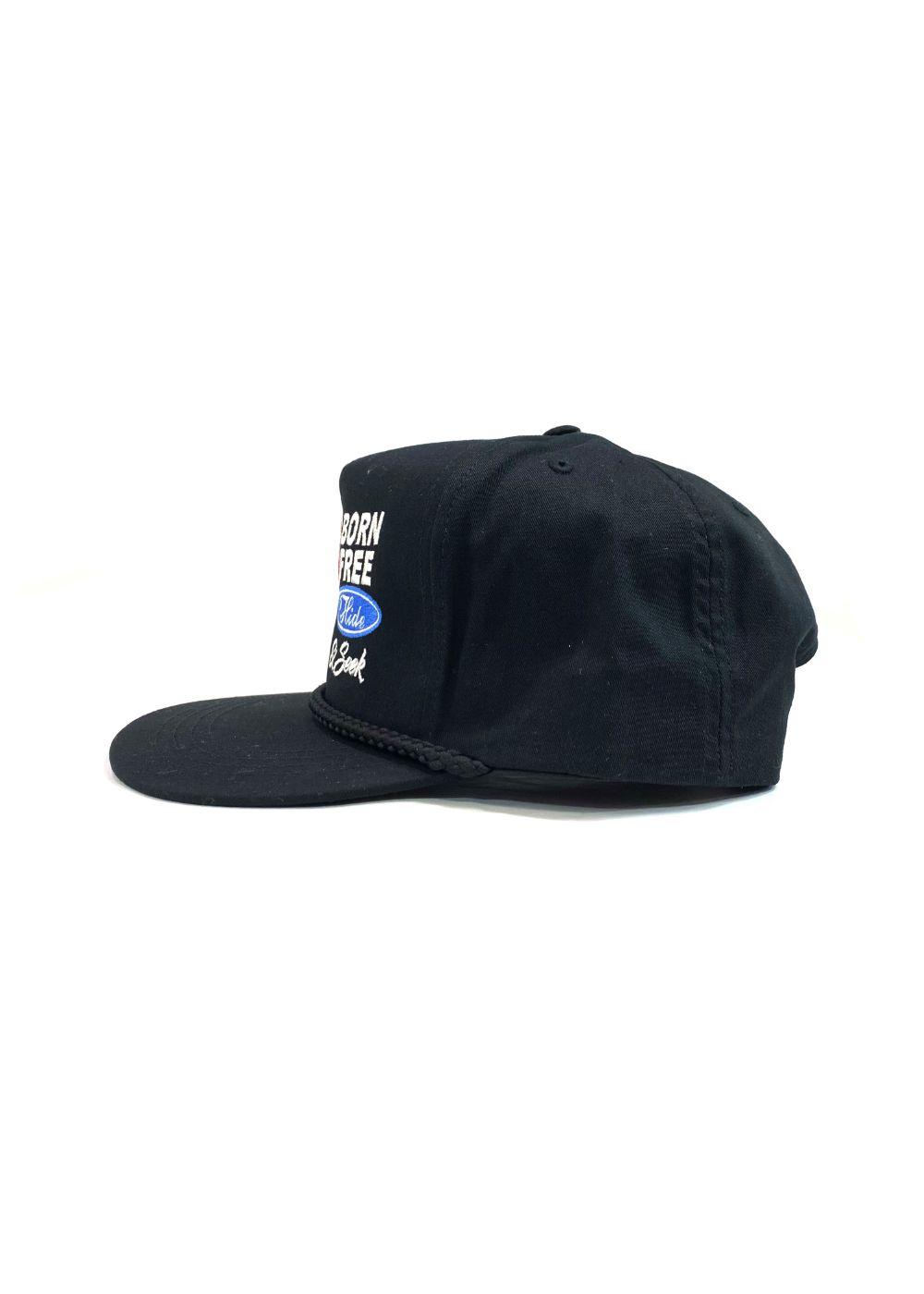 HIDE AND SEEK - ×CARSERVICE WORK CAP (BLACK) / カーサービス コラボ