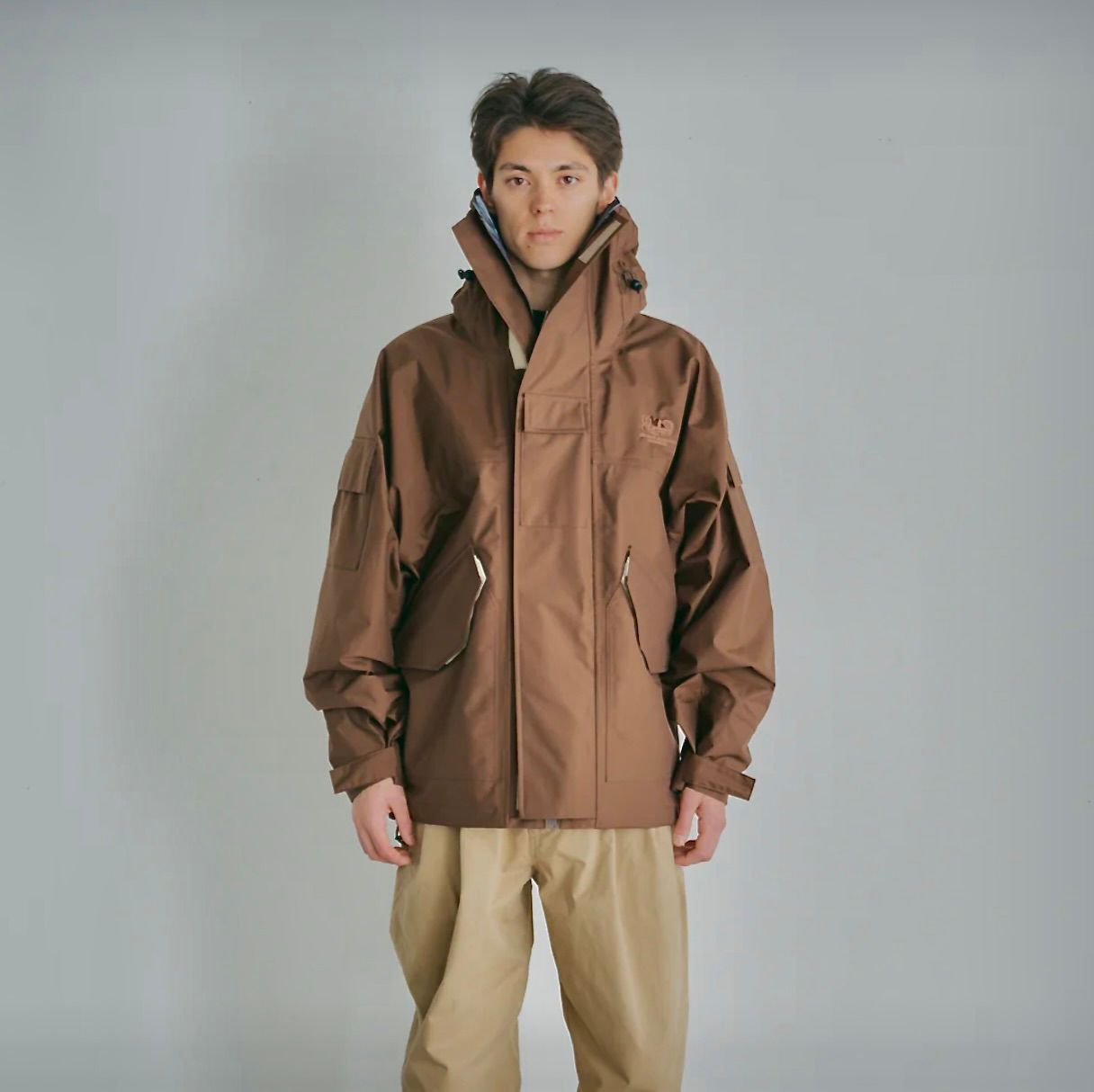 is-ness - イズネス23AW NINJA HOODIE SHELL JACKET(1005AWJK02)BROWN