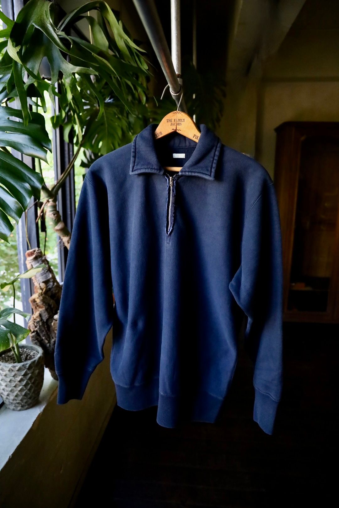 A.PRESSE - アプレッセ Vintage Half Zip Sweat Shirt (24AAP-05-08K
