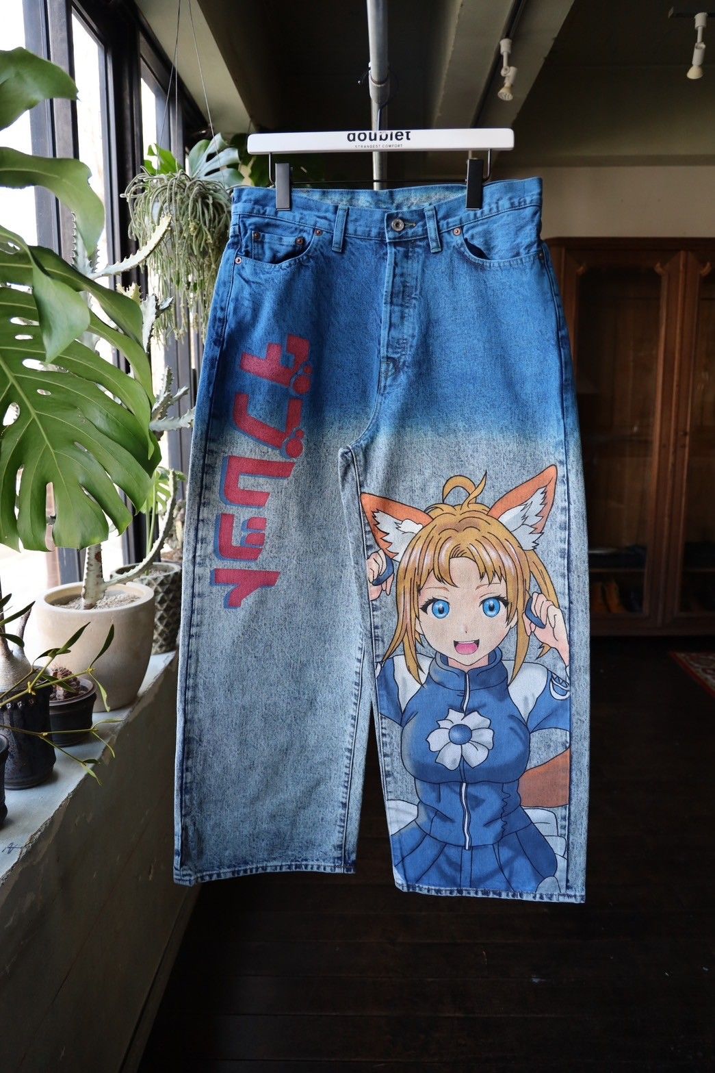 doublet - doublet 25SS ANIME HAND-PAINTING DENIM PANTS(25SS06PT296