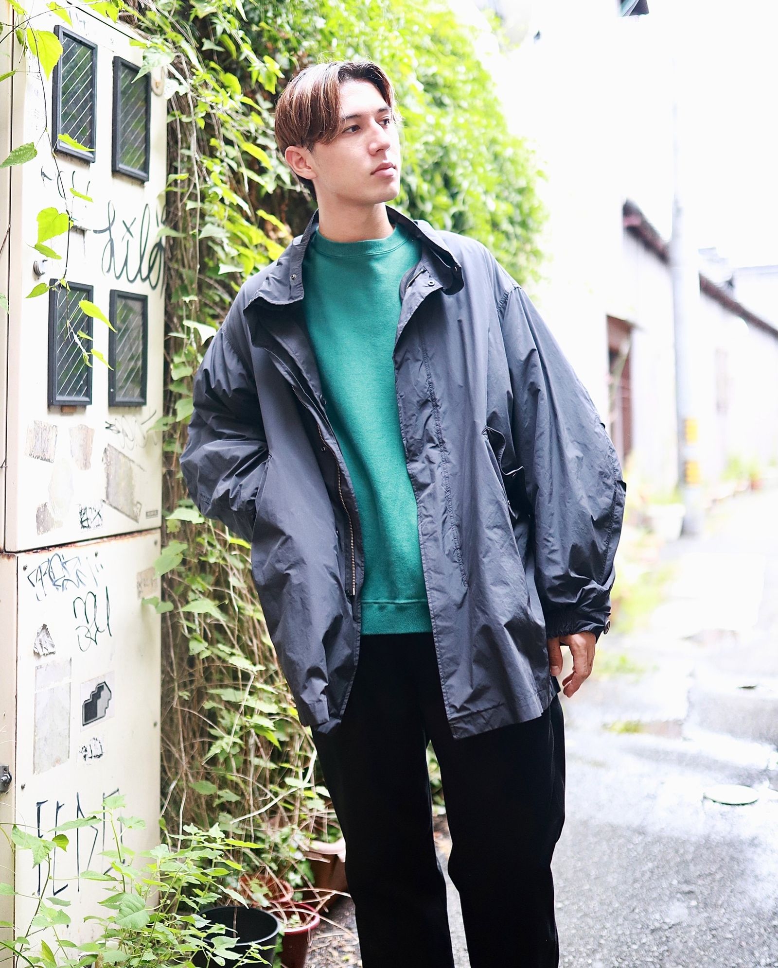 ATON エイトン 23AW AIR WEATHER SHORT MODS COATスタイル | 3674 | MARK