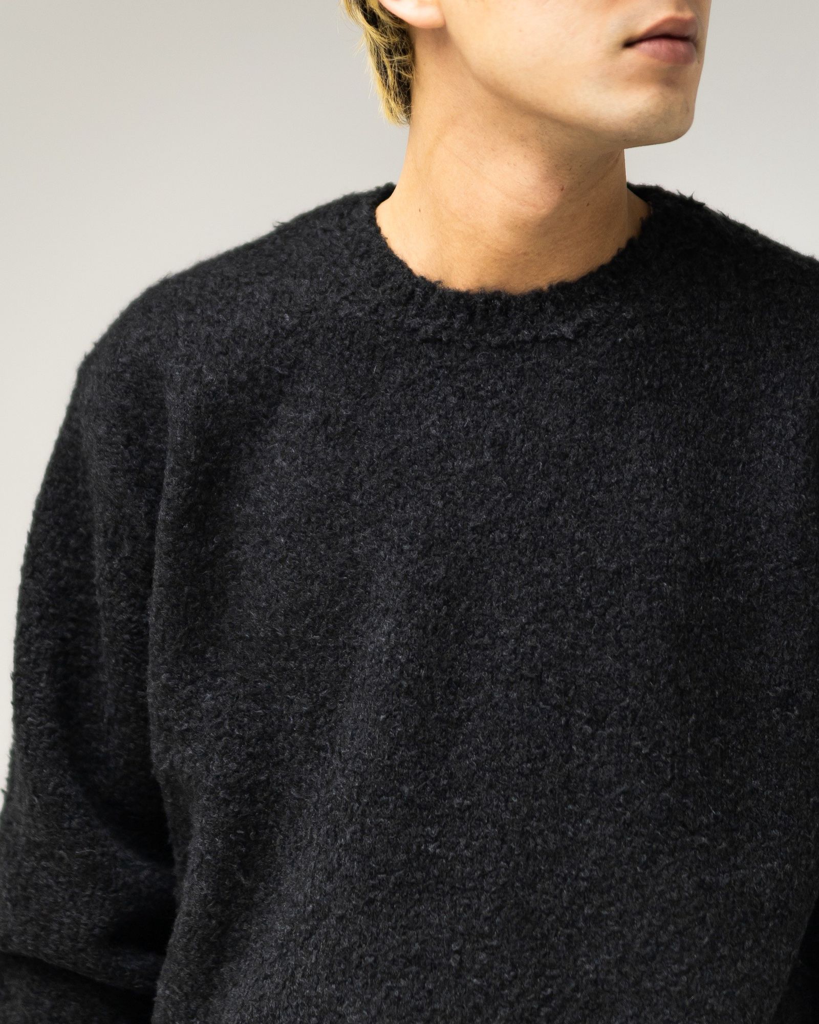 A.PRESSE Cashmere Mole Yarn Pullover Sweater MARKスタイル | 7422