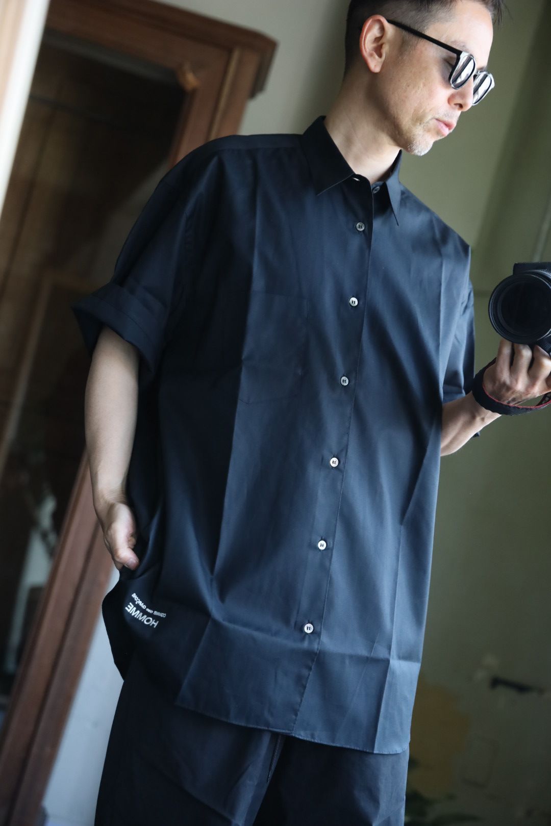 COMME des GARCONS HOMME - コムデギャルソンオム25SS 綿ブロードS/S