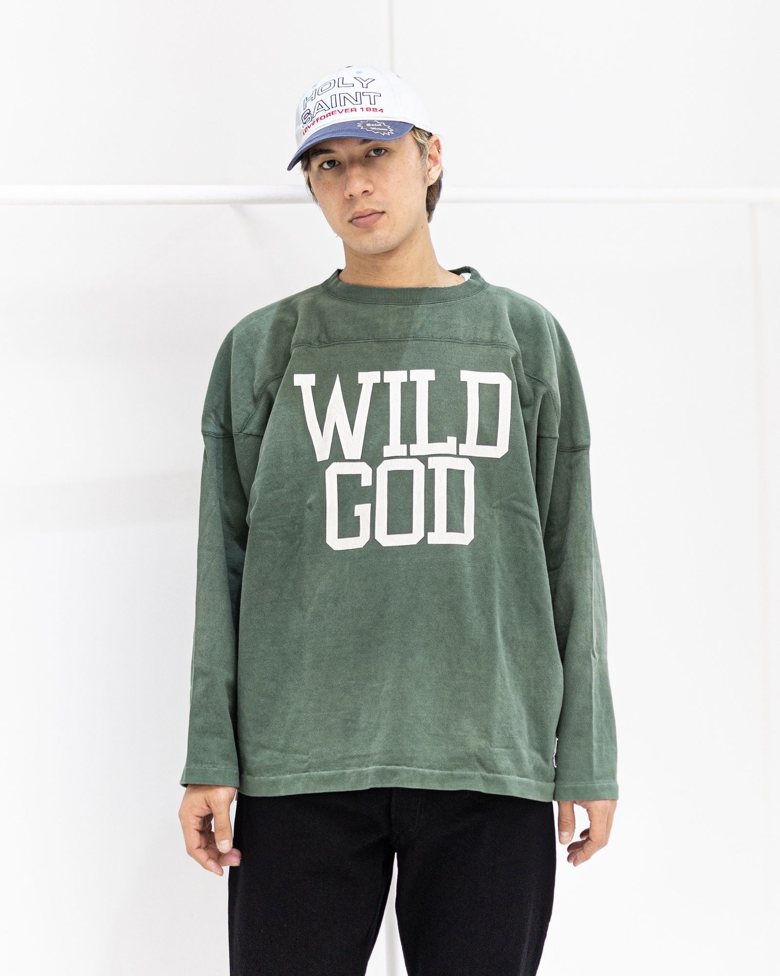 SAINT M×××××× - セントマイケル 26SS FOOTBALL SWEAT/WILD GOD (SM