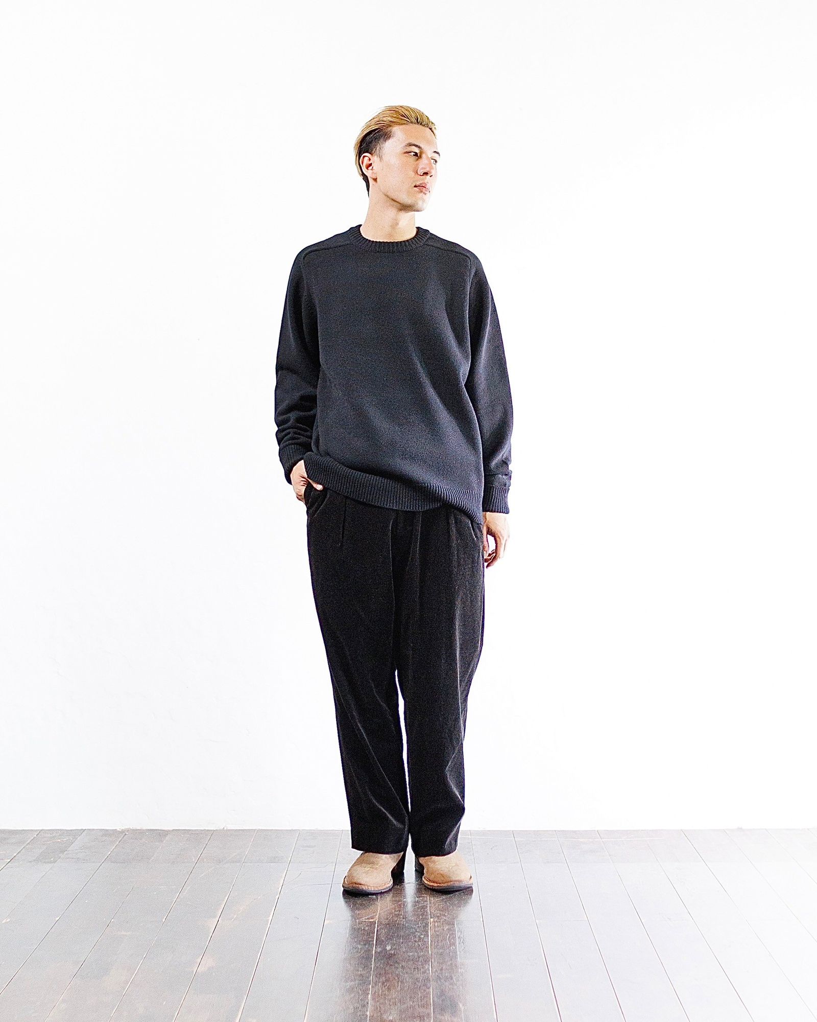 A.PRESSE - アプレッセ Pullover Sweater(24AAP-03-09K)BLACK | MARK