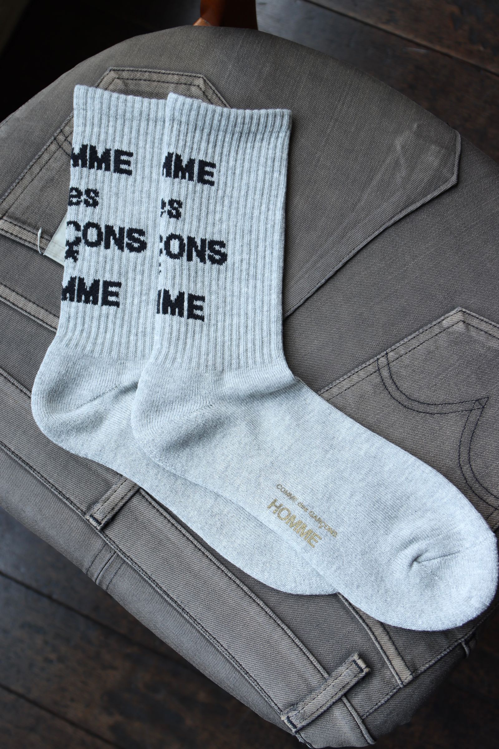 COMME des GARCONS HOMME - コムデギャルソンオム25SS ロゴソックス(HO