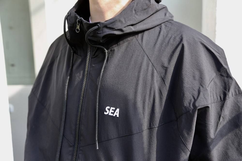WIND AND SEA HOODED ZIP-UP JACKET(TR)&NYLON PANTS(TR)セットアップ