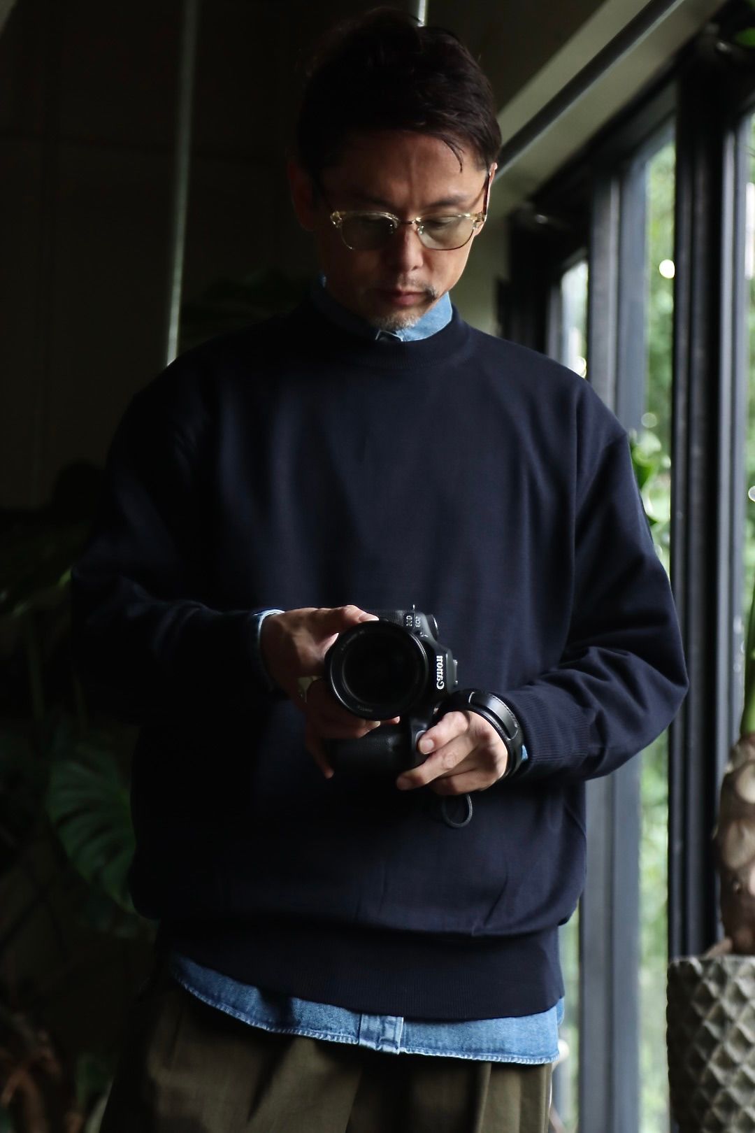 A.PRESSE - アプレッセ22FW L/S Knit T-Shirt (22AAP-03-02H)NAVY | MARK