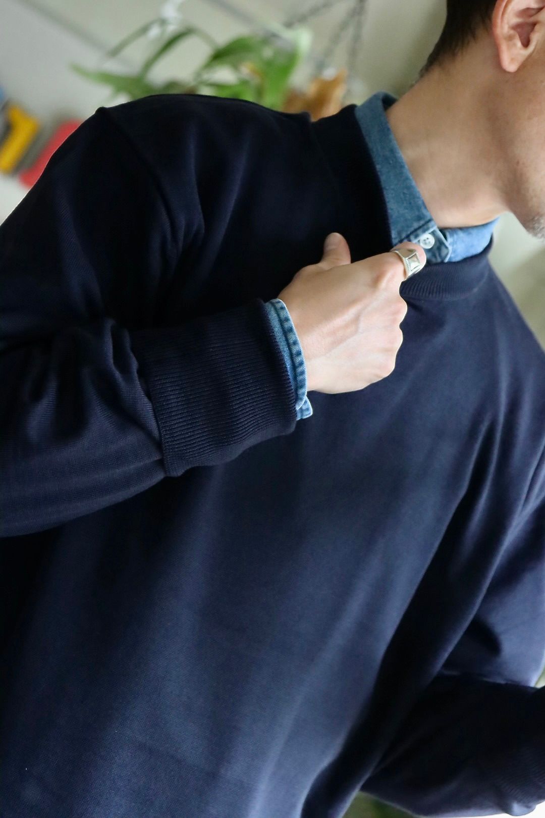 A.PRESSE - アプレッセ22FW L/S Knit T-Shirt (22AAP-03-02H)NAVY | MARK