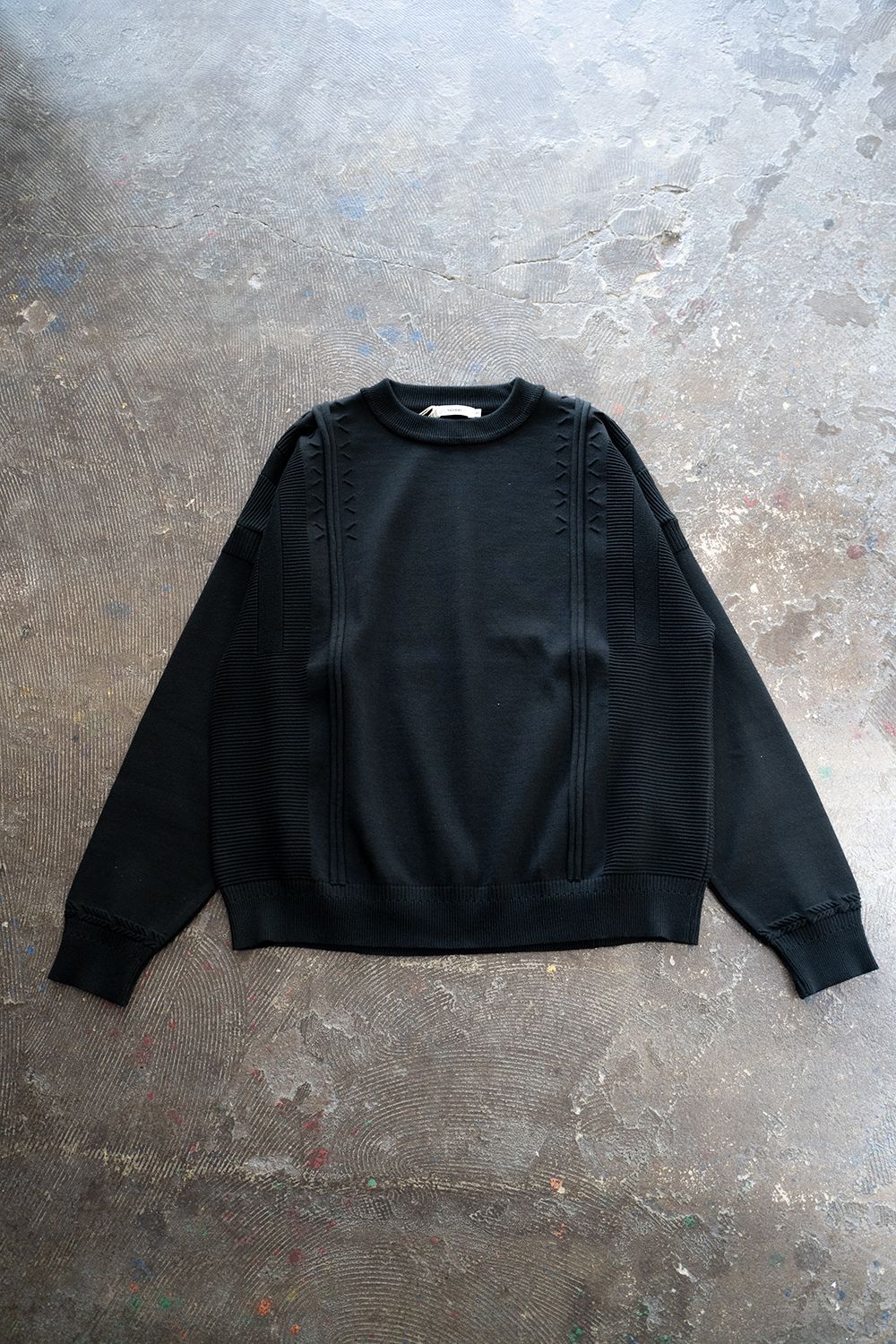 YASHIKI - 【ラスト1点】【22AW】Seijaku Knit(BLACK) | Salty