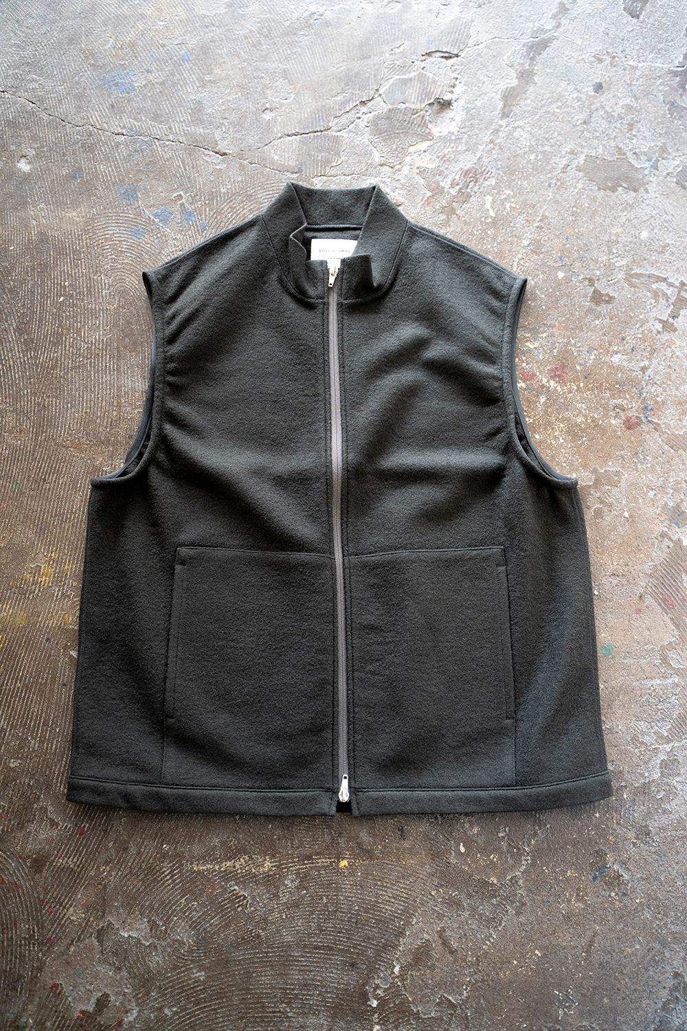 STILL BY HAND - 【ラスト1点】【21AW】ウールパイルジップベスト