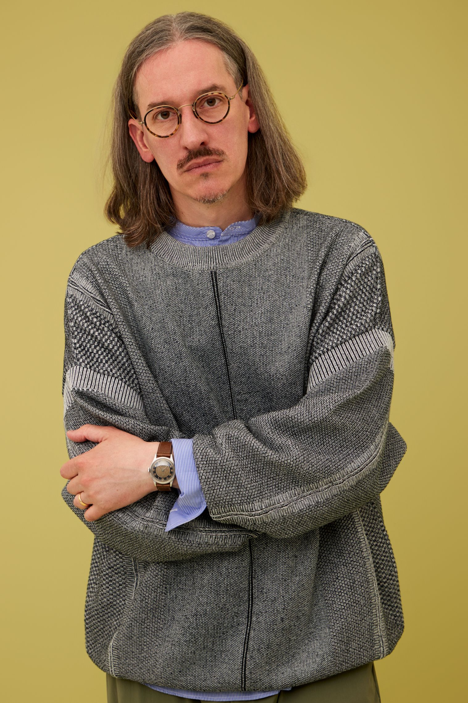 YASHIKI - 【ラスト1点】【25SS】Seihaku Knit(MIX GRAY) | Salty