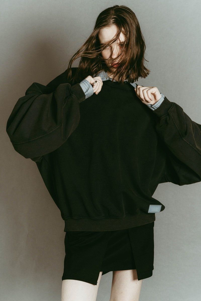 Knuth Marf - Kerror design sweat(unisex) (Navy) / Kエラーデザイン