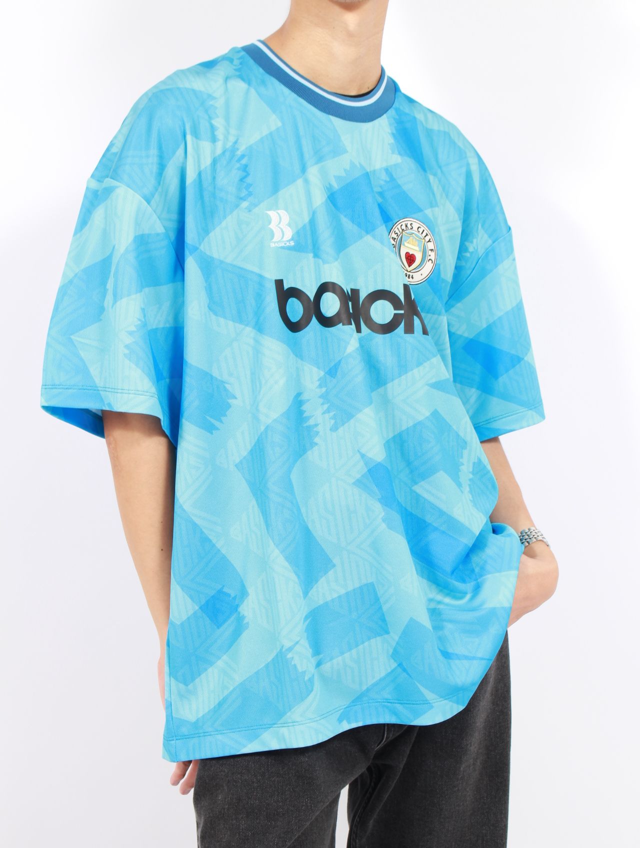 BASICKS - 【25AW】フットボール シャツ / FOOTBALL SHIRT / ブラック