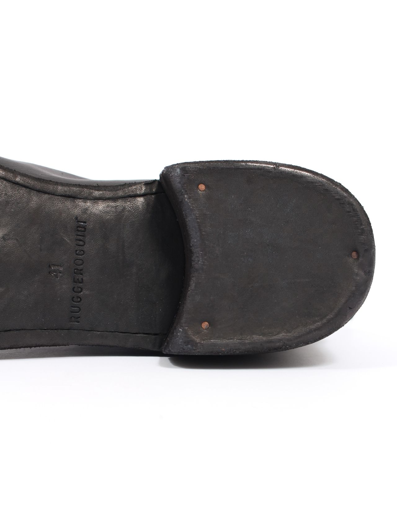 GUIDI - 【PL1】子水牛革 ベイビーバッファローレザー フロント ジップ