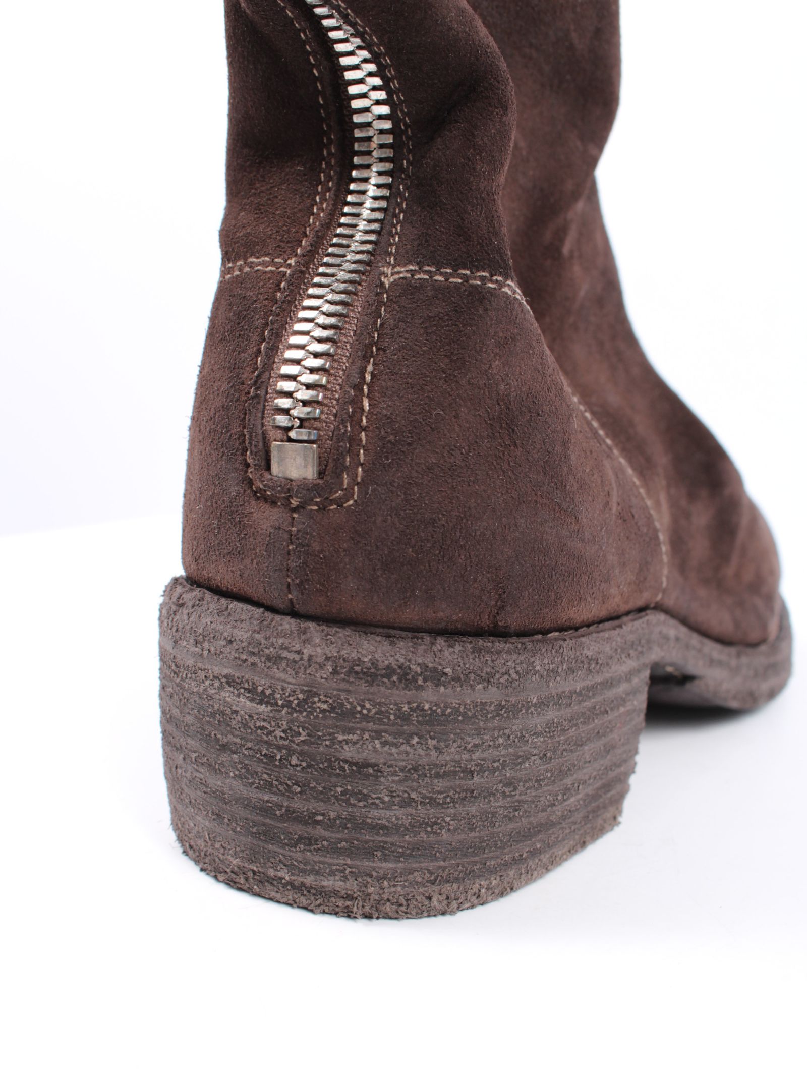 GUIDI - 【788Z】馬革 バックジップ ホース リバース レザー ダブル