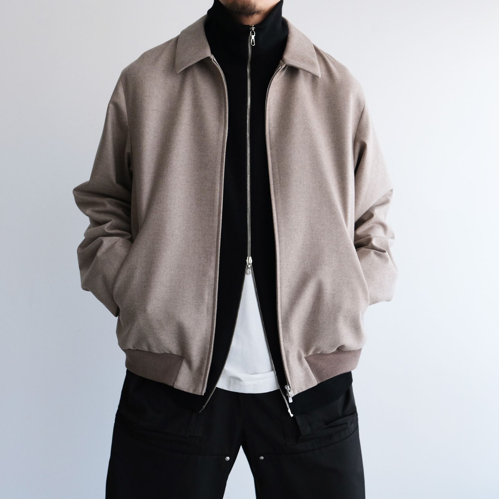 Graphpaper - Hight Density Drivers Knit Vest -ニット-（Black