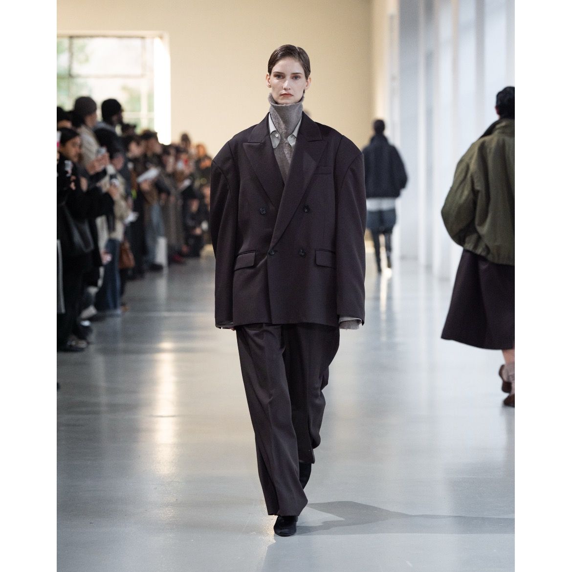 ssstein - 【残り一点】Wool/Alpaca Milled Knit Turtle Neck LS