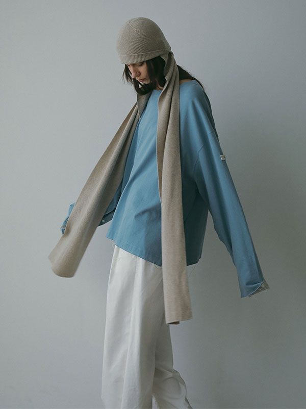 ETRE TOKYO - カットオフカフスロンTee (GREY) | ADDICT WEB SHOP