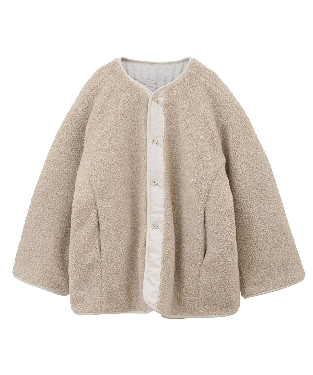 CLANE - リバーシブル ボア ジャケット - REVERSIBLE BOA JACKET
