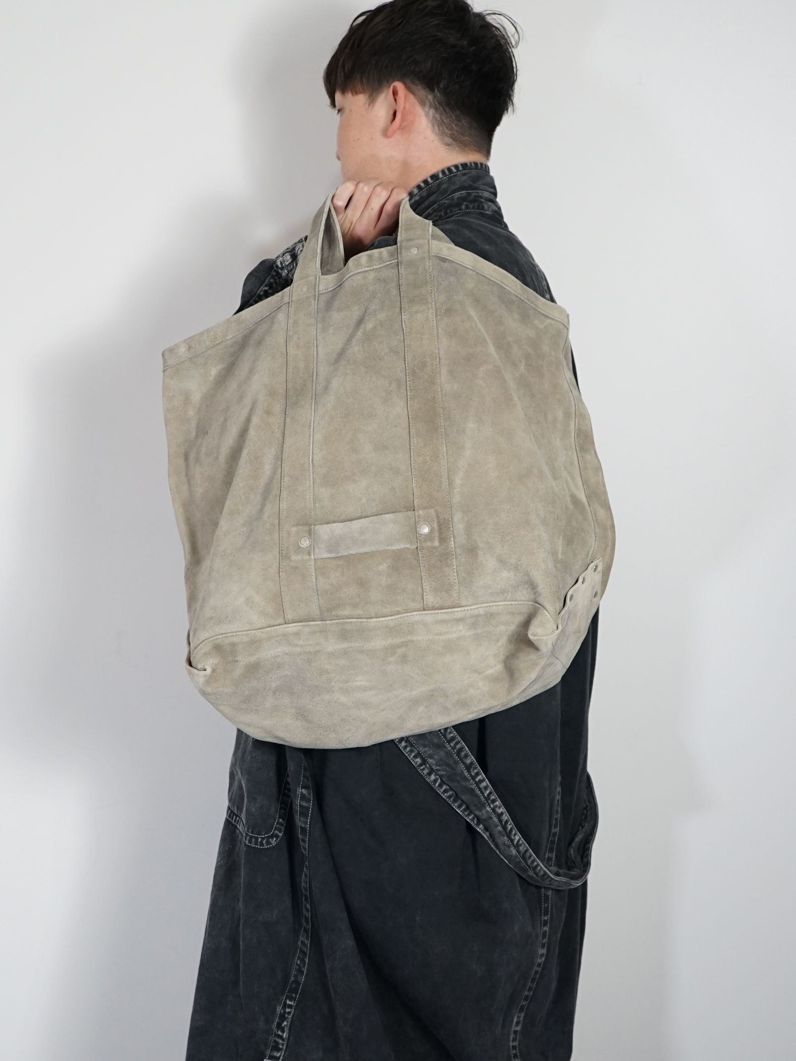 SEVEN BY SEVEN - レザートートバッグ LEATHER TOTE BAG - Cow split