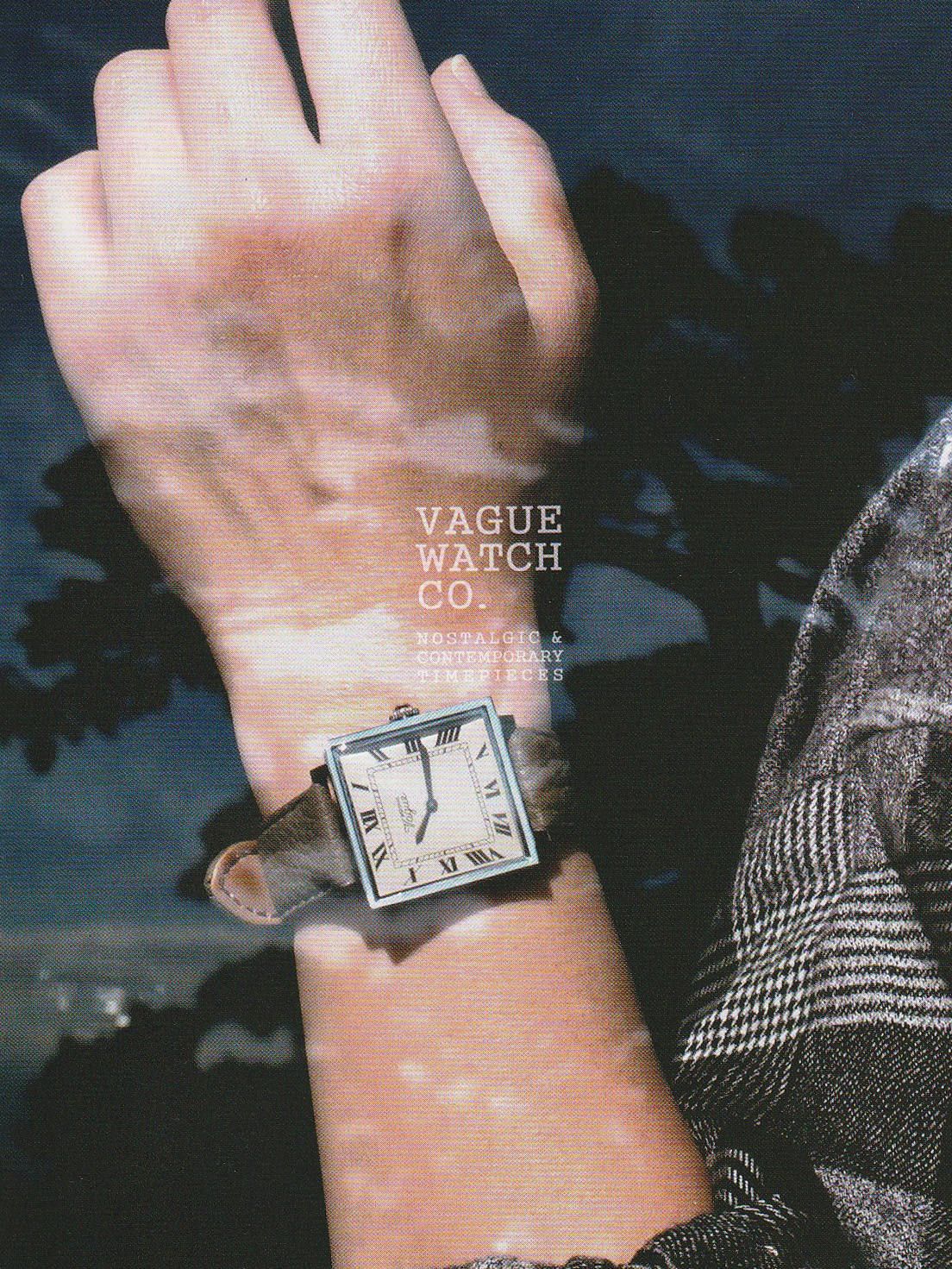 VAGUE WATCH CO. - Carré ( カレ ) - スクエア型クオーツ腕時計 - GREY