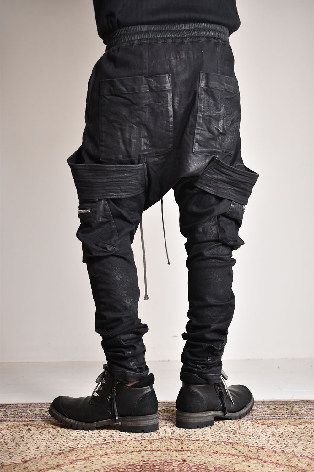 A.F ARTEFACT - Denim Coating Cargo Sarouel Skinny