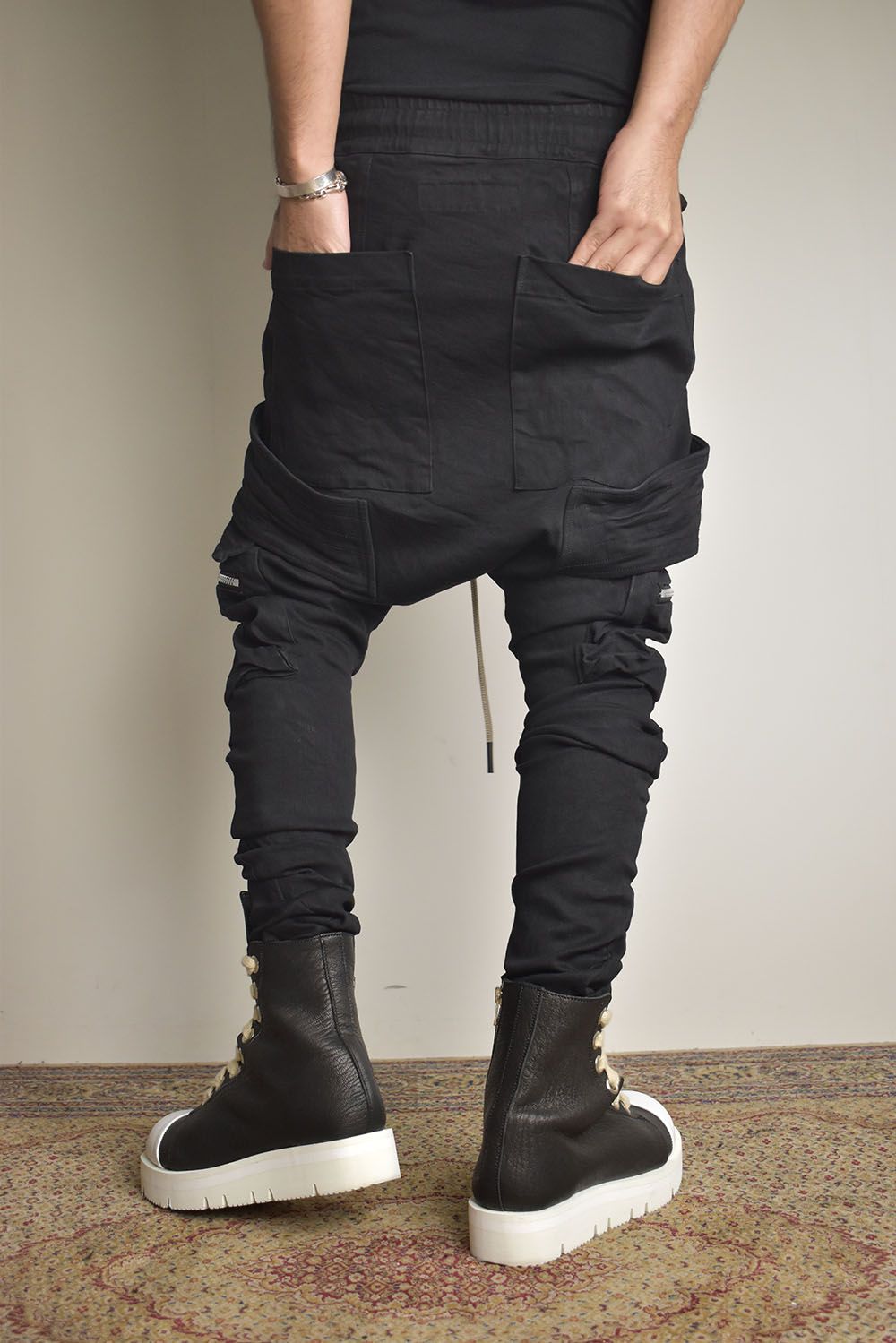 A.F ARTEFACT - Denim Cargo Sarouel Skinny