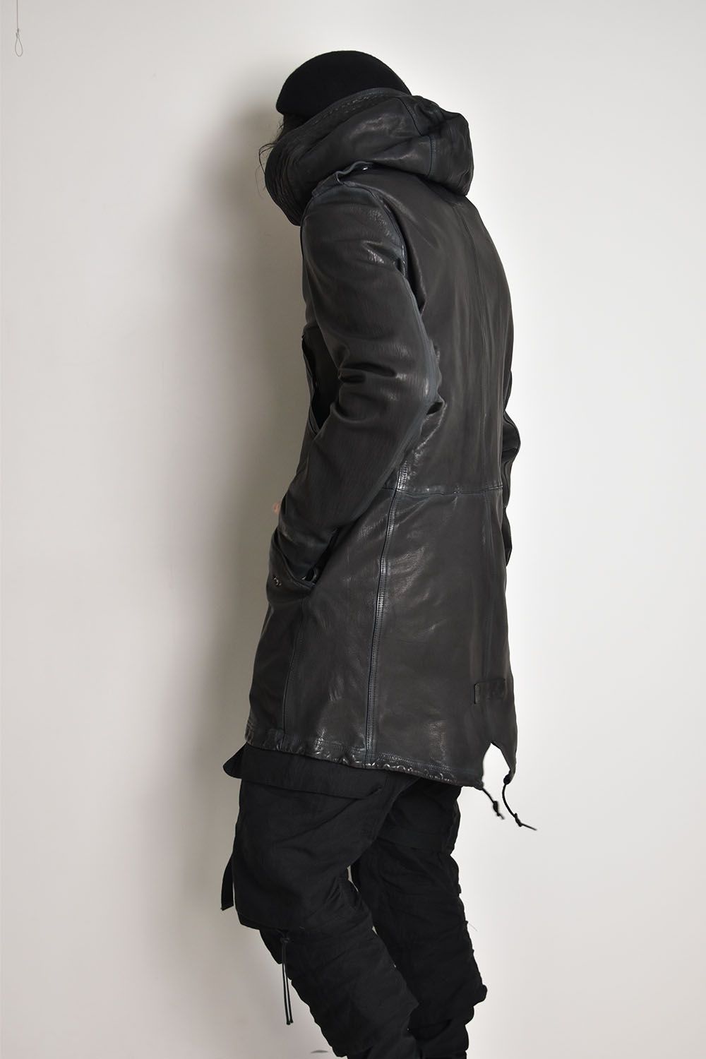 ISAMU KATAYAMA BACKLASH - Goat Leather Mods Coat