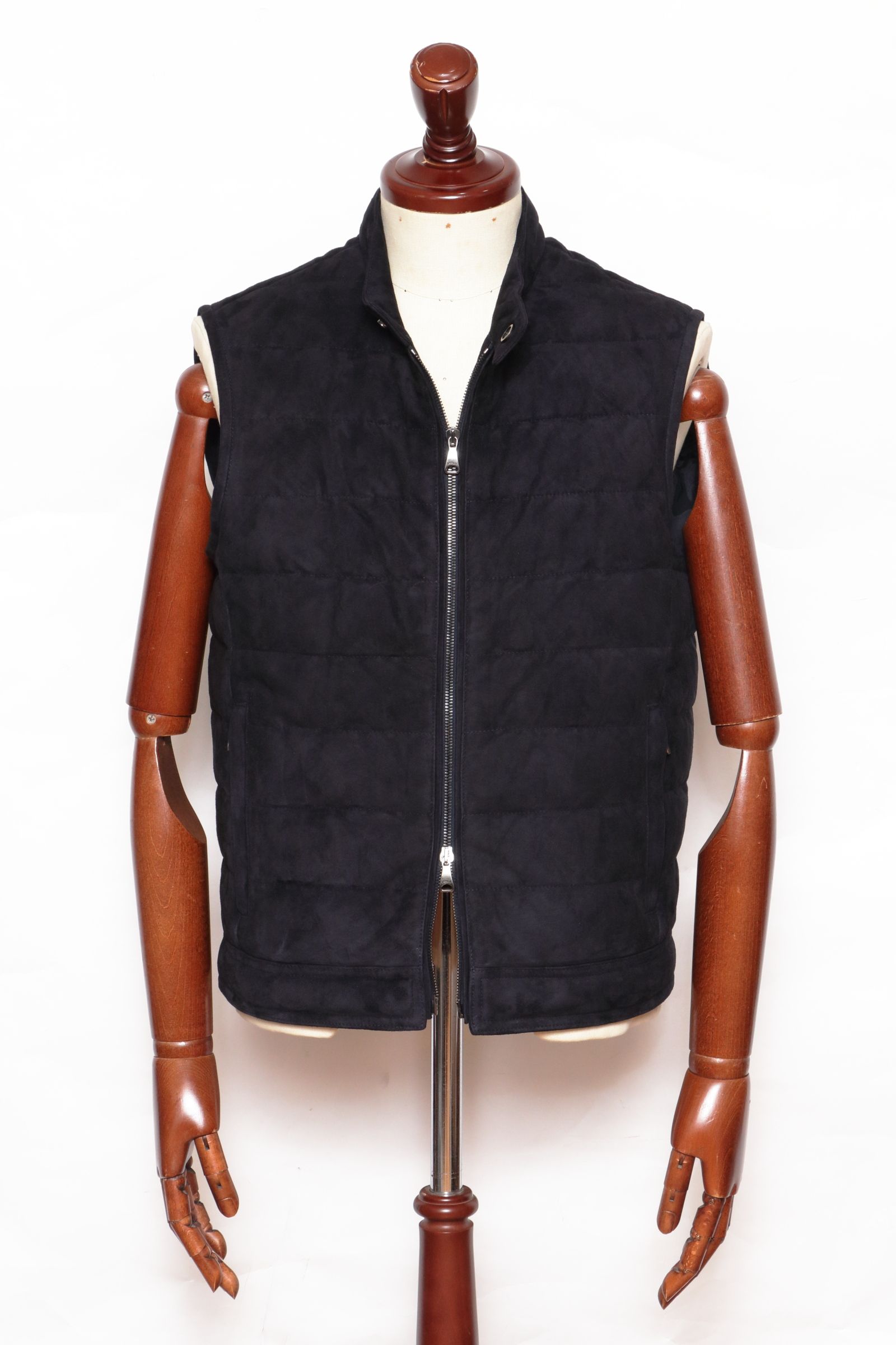 EMMETI - JURI D.VEST ゴートスキンスエード シングル ダブルジップ