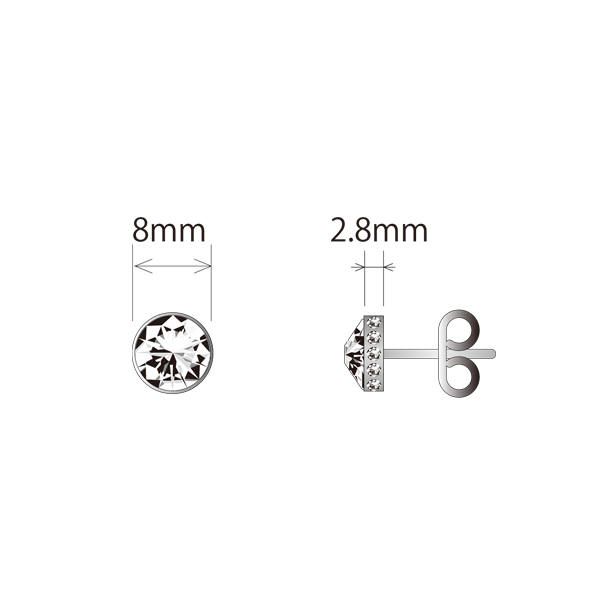 Capana - CP019-RED ワンポイントピアス/RED | BRYAN