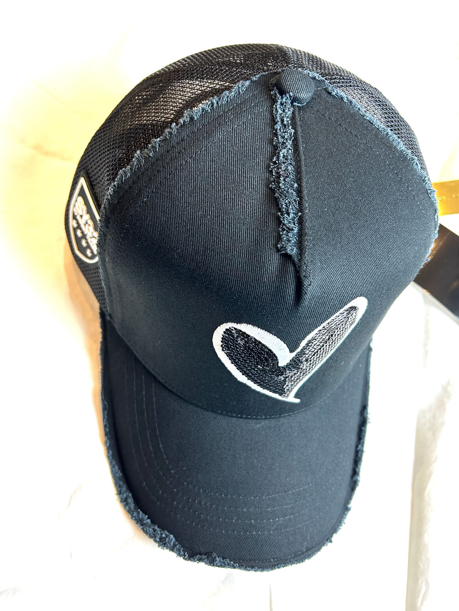 SY32 by SWEET YEARS - 限定コラボCAP COLLABORATION MESH CAP 黒