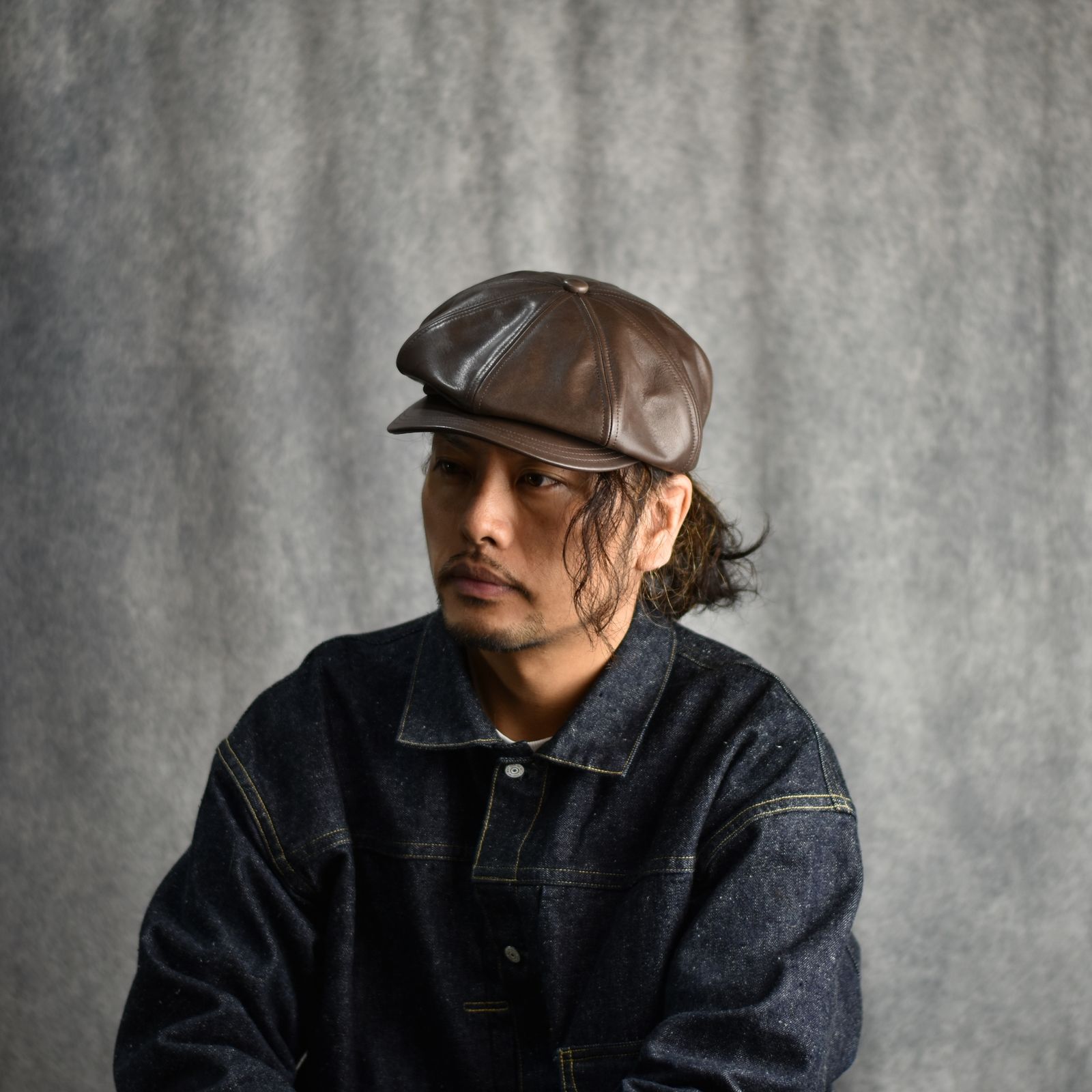 SOLARIS&CO. - Horsehide Casquette 